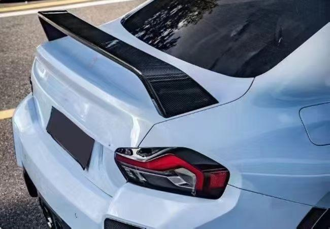 Carbon Fiber Rear Trunk Spoiler Wing for BMW 2 Series G42 G87 M2 2023+ Rear Spoiler Trunk Tail Boot Wing