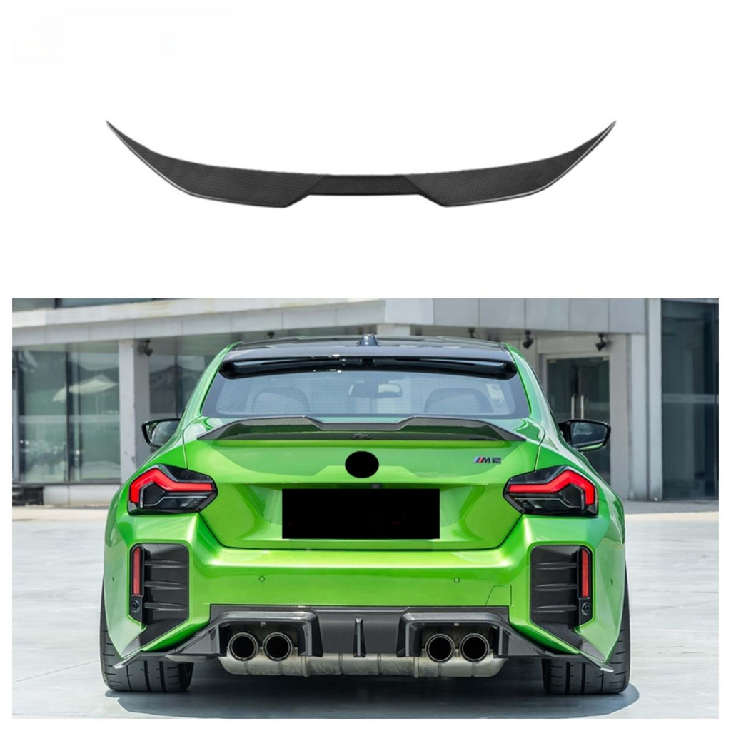 Carbon Fiber Rear Trunk Spoiler Wing for BMW G87 M2 Coupe 2023+ Carbon Fiber Rear Spoiler Trunk Spoiler