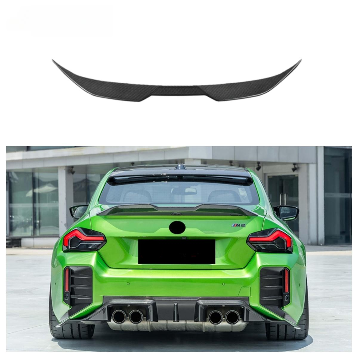 Carbon Fiber Rear Trunk Spoiler Wing for BMW G87 M2 Coupe 2023+ Carbon Fiber Rear Spoiler Trunk Spoiler