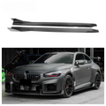 Carbon Fiber Side Skirt for BMW M2 G87 Coupe 2 Door 2023+IN Carbon Fiber Side Bumper Splitter Lip
