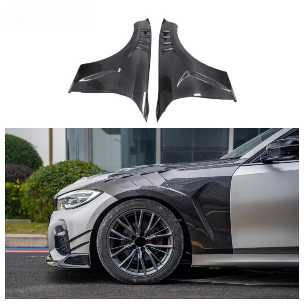 Carbon Fiber Side Fender for BMW 3 Series G20 G21 Touring 2019-2025 Carbon Front Side Fender Body Kit