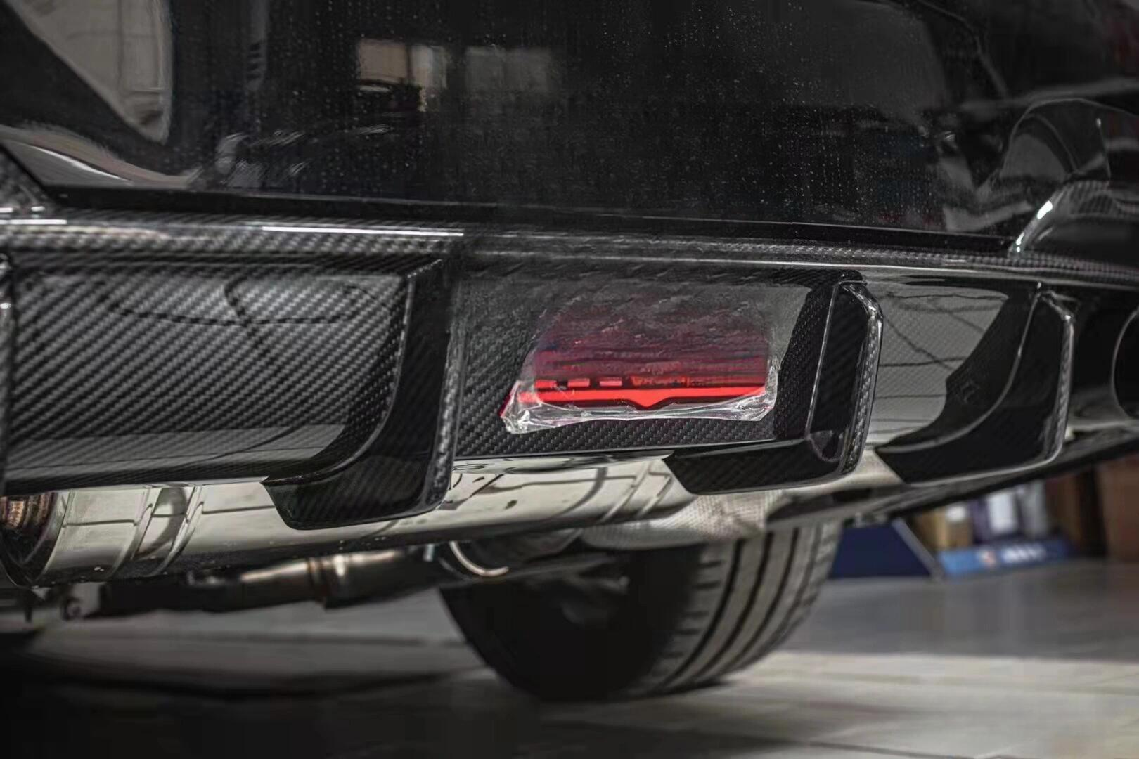 Carbon Fiber Rear Bumper Diffuser for BMW 3 Series G20 G21 Touring Per-Lci 2019-2022 Rear Splitter Lip Body Kit