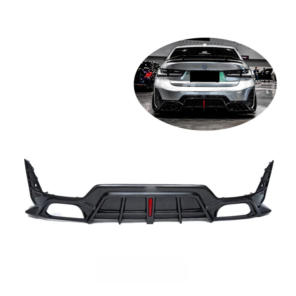 Carbon Fiber Rear Bumper Diffuser for BMW 3 Series G20 G21 2023+ LCI Touring Hight Quality Rear Splitter Body Kit