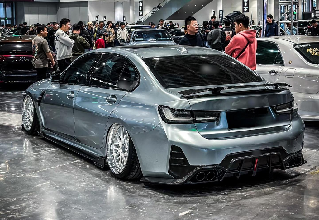 Carbon Fiber Rear Bumper Diffuser for BMW 3 Series G20 G21 2023+ LCI Touring Hight Quality Rear Splitter Body Kit