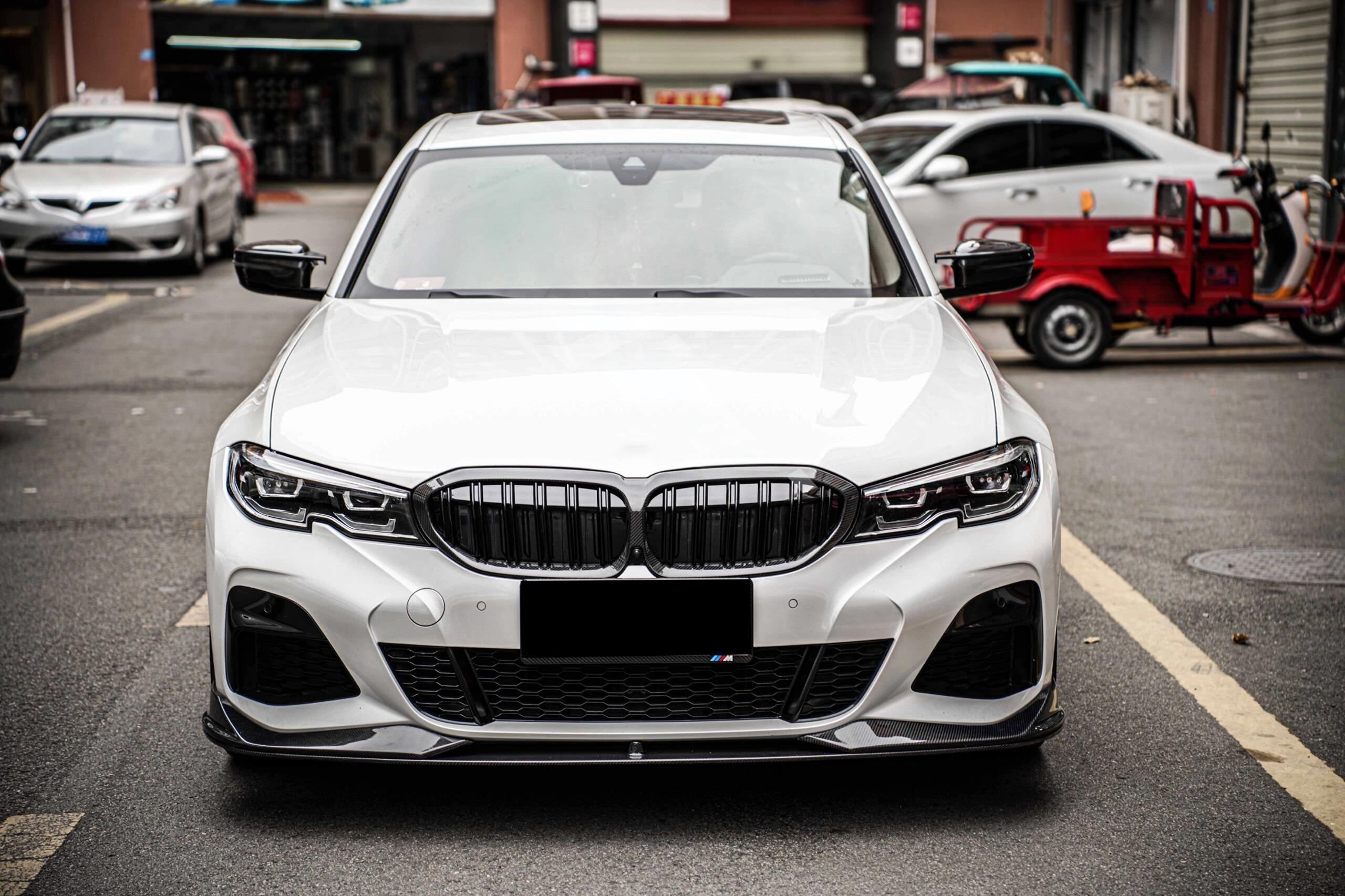 Carbon Fiber Front Bumper Splitter Lip for BMW 3 Series G20 G21 Pre-Lci 2019+2022 Touring Front Lip
