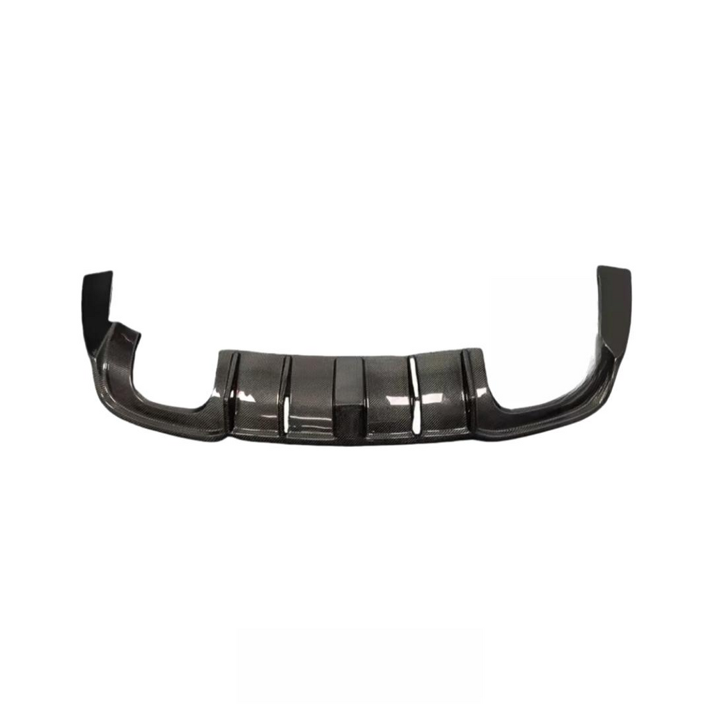 High Quality Carbon Fiber Rear Diffuser With LED Light for Audi 8V A3 S3 RS3 LCI 2017-2020 Car Rear Bumper Splitter Lip Body Kit