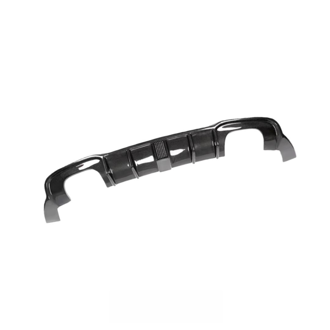 High Quality Carbon Fiber Rear Diffuser With LED Light for Audi 8V A3 S3 RS3 LCI 2017-2020 Car Rear Bumper Splitter Lip Body Kit