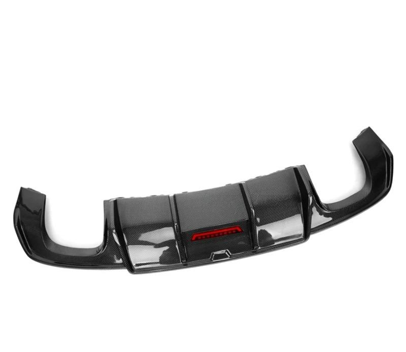 High Quality Carbon Fiber Rear Diffuser for Audi S3 8V A3 Sline RS3 LCI 2017-2020 Car Rear Bumper Splitter Diffuser Body Kit