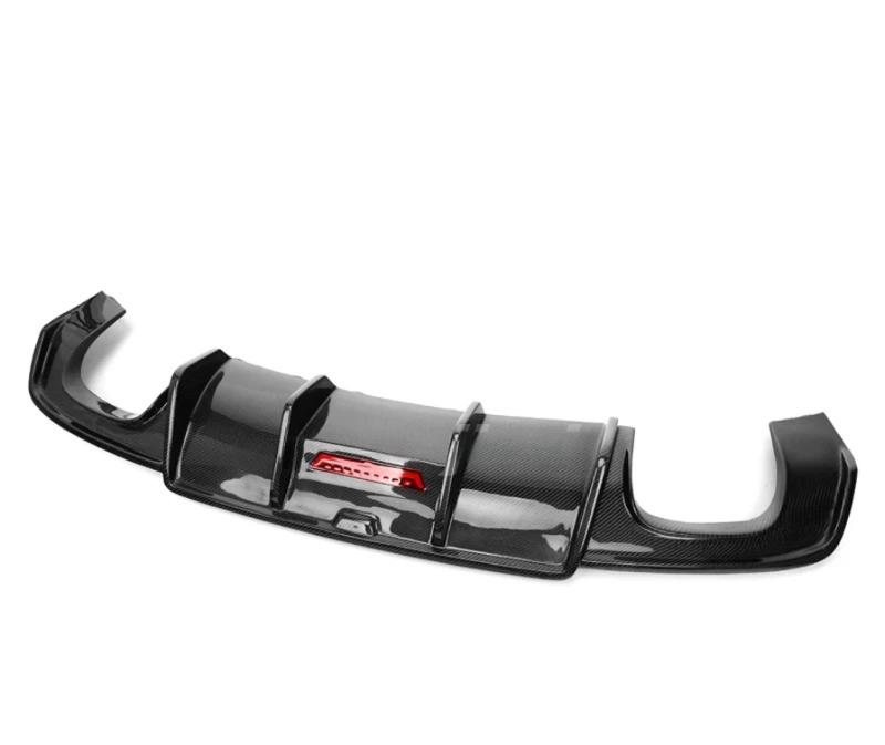 High Quality Carbon Fiber Rear Diffuser for Audi S3 8V A3 Sline RS3 LCI 2017-2020 Car Rear Bumper Splitter Diffuser Body Kit