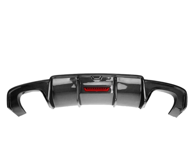 High Quality Carbon Fiber Rear Diffuser for Audi S3 8V A3 Sline RS3 LCI 2017-2020 Car Rear Bumper Splitter Diffuser Body Kit