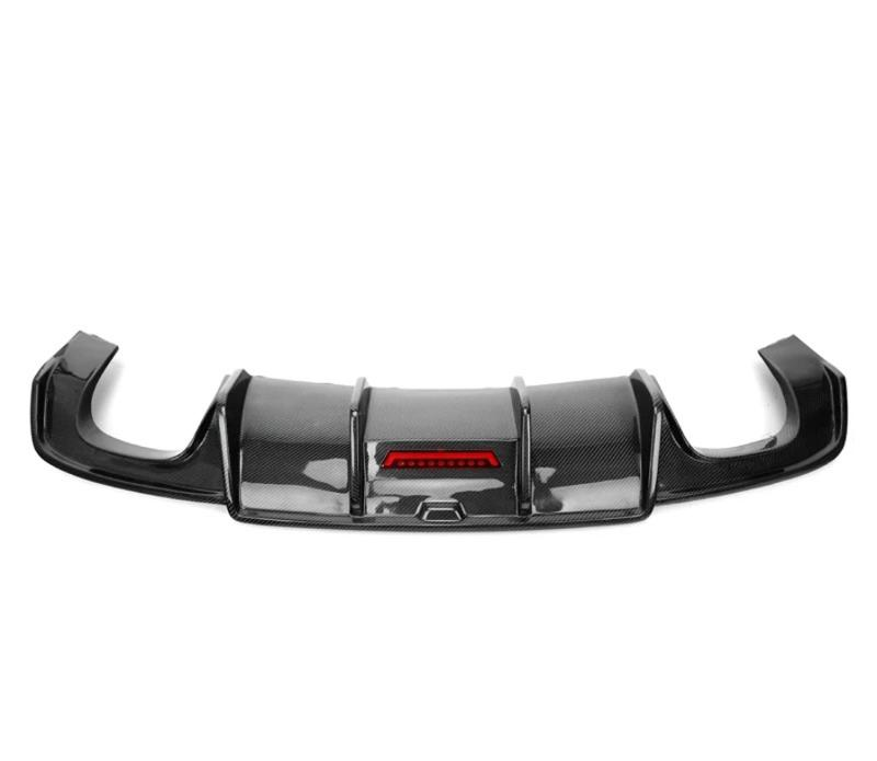 High Quality Carbon Fiber Rear Diffuser for Audi S3 8V A3 Sline RS3 LCI 2017-2020 Car Rear Bumper Splitter Diffuser Body Kit