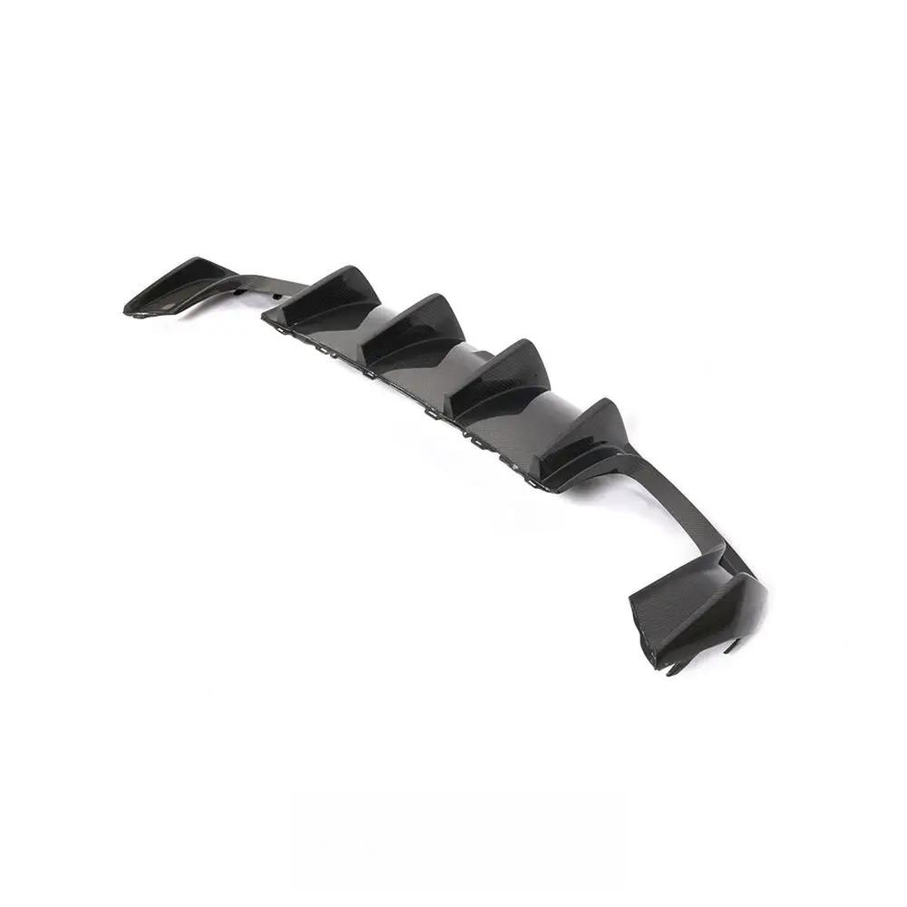 High Quality Real Carbon Fiber Rear Diffuser for Audi 8V A3 Sline S3 RS3 LCI 2017-2020 Car Rear Bumper Lip Diffuser Splitter