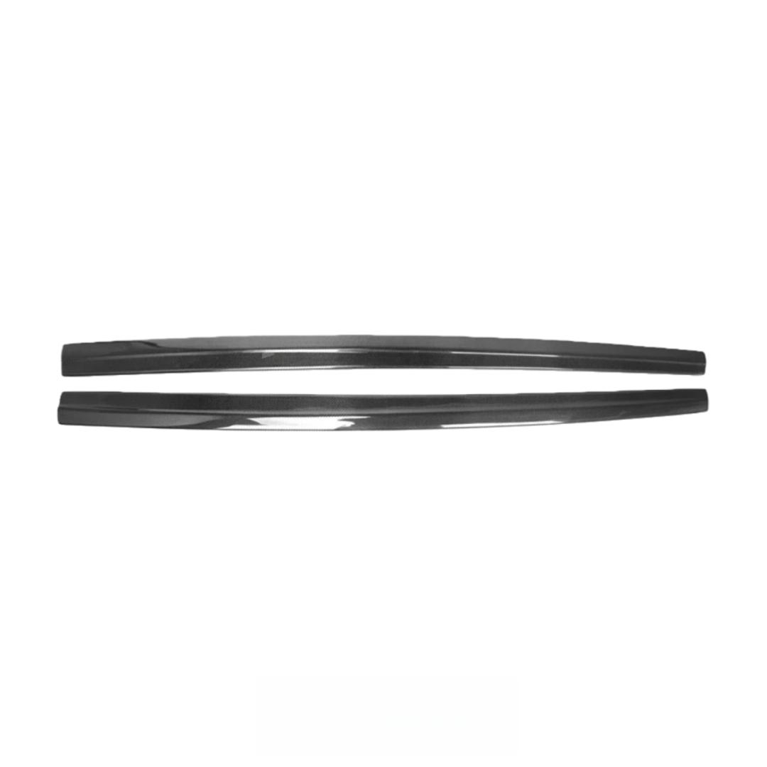 High Quality JP Style Carbon Fiber Side Skirt for Audi 8V RS3 S3 A3 Sline 2014-2019 Car Carbon Fiber Side Bumper Slpitter Lip