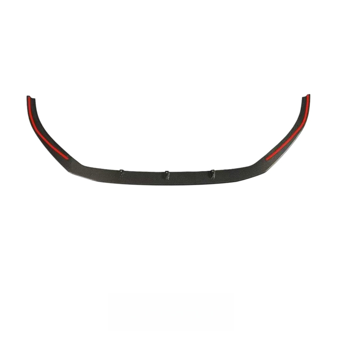 High Quality Real Carbon Fiber RS3 Front Lip for Audi RS3 8V Sedan LCI 2017-2020 Car Carbon Fiber Front Bumper Splitter Lip