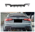 High Quality Carbon Fiber Rear Bumper Diffuser for Audi B9.5 S5 RS5 A5 Sline Sportback 4 Door 2020-2024 Rear Diffuser