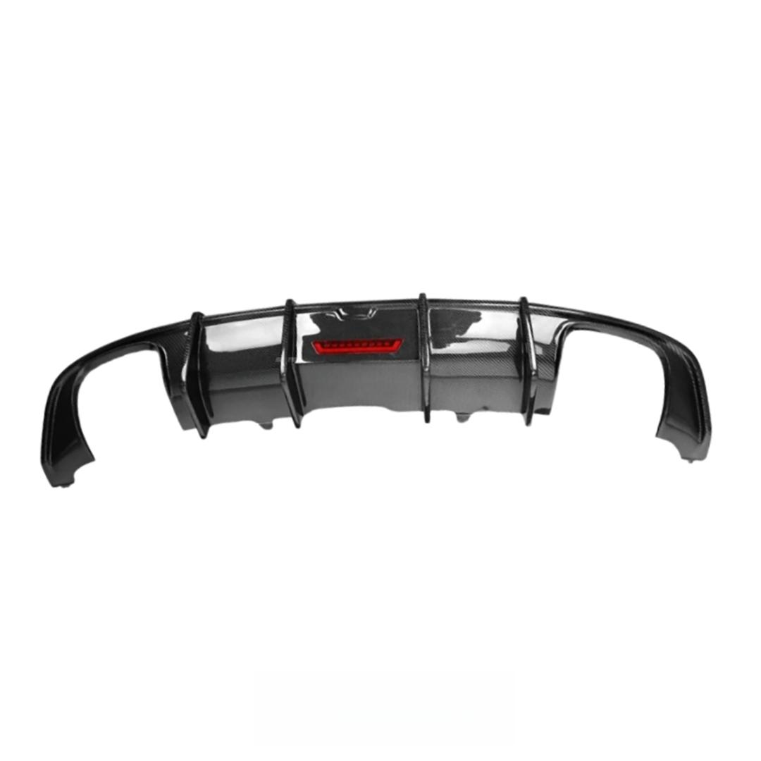 High Quality Carbon Fiber AK Style Rear Bumper Diffuser Splitter for Audi B9 S5 A5 Sline Sportback 2017-2019 A5 S5 Rear Diffuser