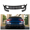 Carbon Fiber Rear Bumper Diffuser Splitter for Audi B9.5 RS5 2020-2024 Car Carbon Fiber Rear Diffuser