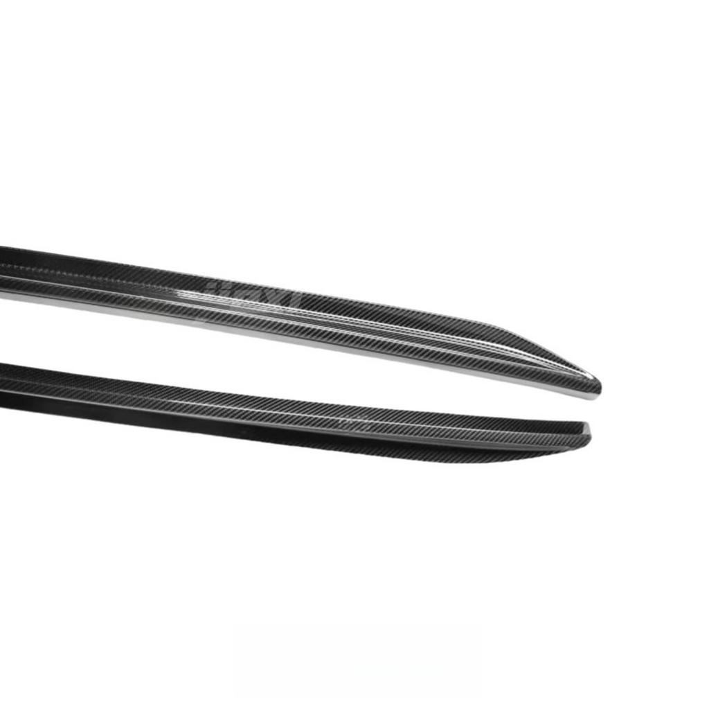 RS5 Carbon Fiber Side Bumper Skirt for Audi RS5 B9.5 2020-2024 Car Carbon Fiber Side Bumper Skirt Splitter Lip