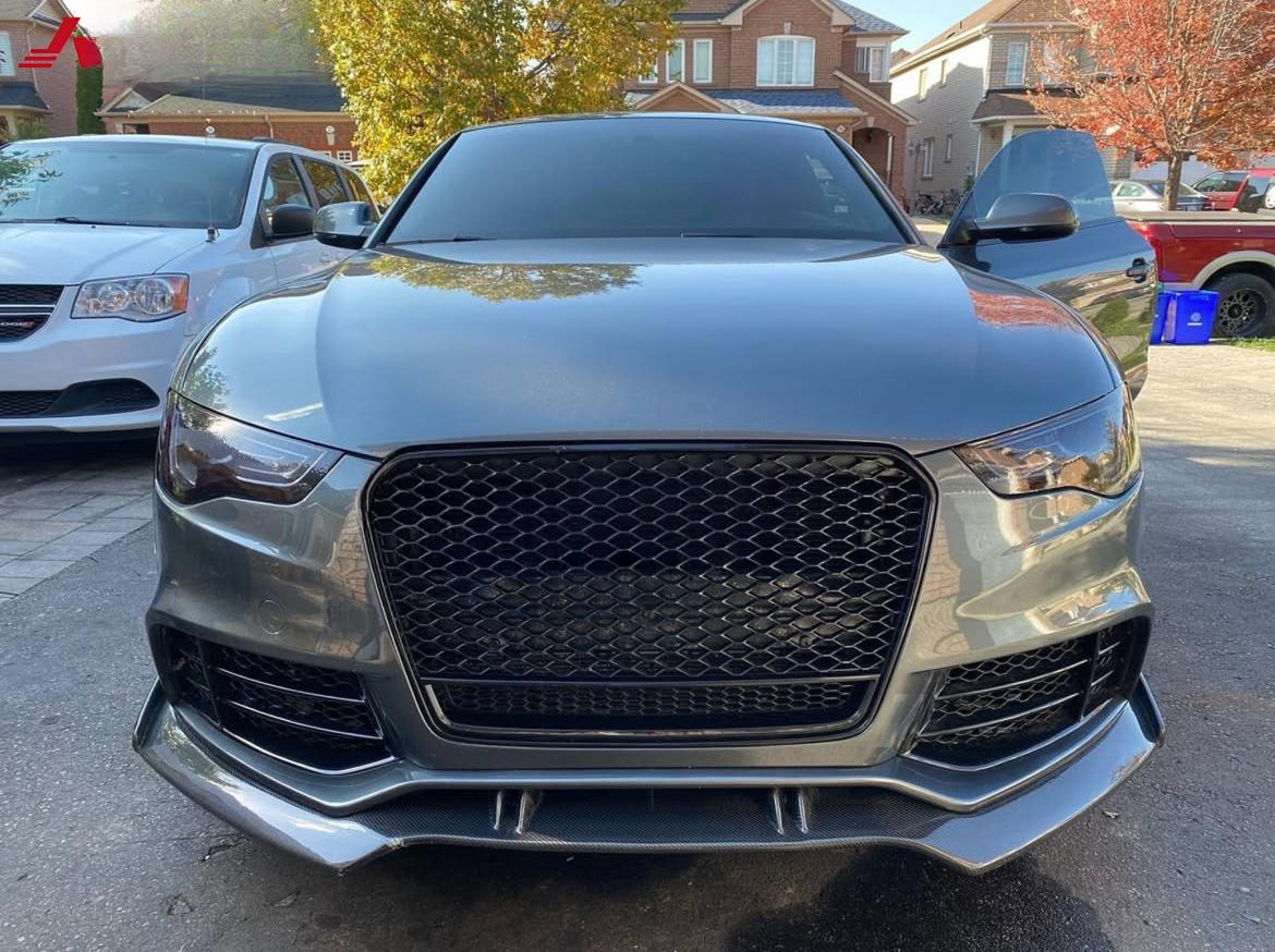Carbon Fiber Front Bumper Splitter Lip for Audi B8.5 RS5 2012-2016 Carbon Fiber Front Lip Body Kit