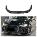 Carbon Fiber Front Bumper Splitter Lip for Audi B9.5 RS5 Coupe 2020-2024 Carbon Fiber Car Front Lip