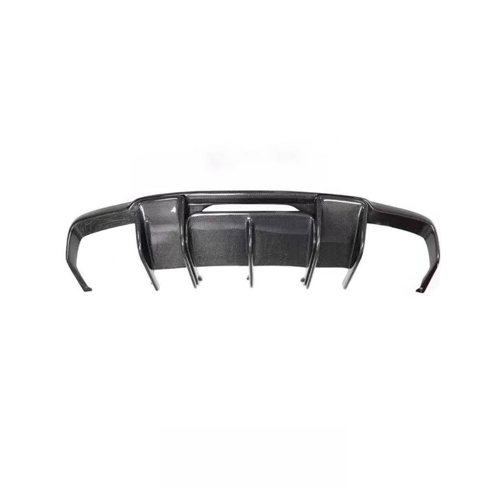 Carbon Fiber Rear Bumper Diffuser for Merceder Benz W218 CLS550 CLS63 AMG 2011-2018 Rear Splitter Lip With LED Body Kit