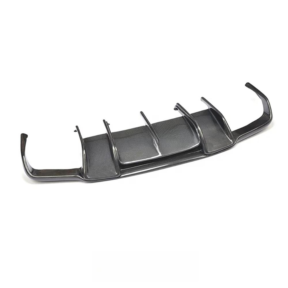 Carbon Fiber Rear Bumper Diffuser for Merceder Benz W218 CLS550 CLS63 AMG 2011-2018 Rear Splitter Lip With LED Body Kit