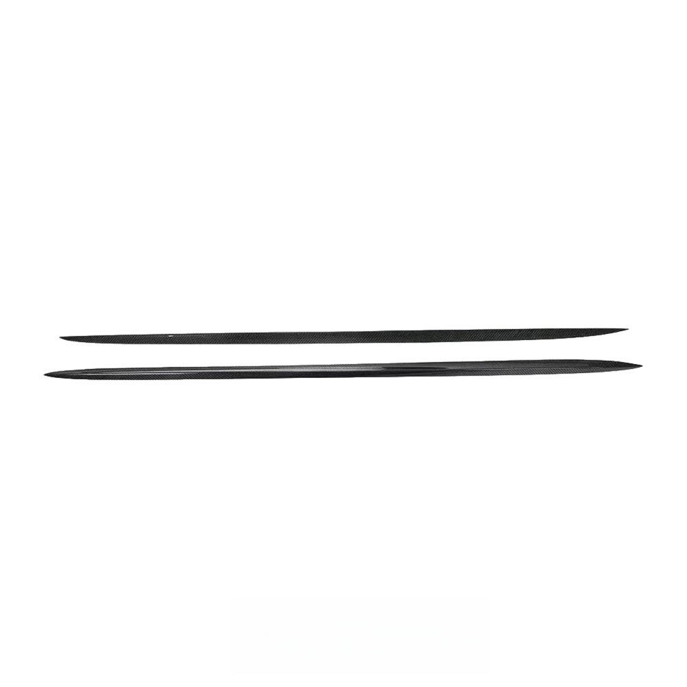 Carbon Fiber Side Bumper Trim Strip for Merceder Benz W218 CLS550 CLS63 2011-2018 Side Bumper Splitter Skirt Body Kit
