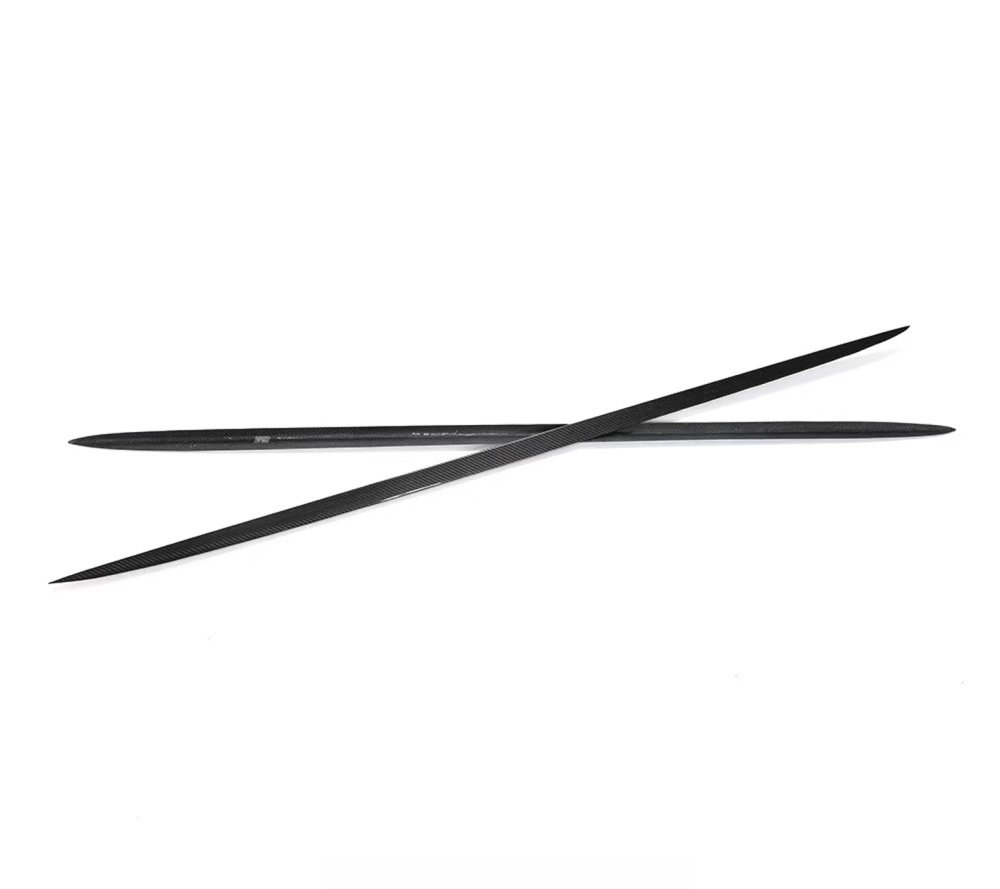Carbon Fiber Side Bumper Trim Strip for Merceder Benz W218 CLS550 CLS63 2011-2018 Side Bumper Splitter Skirt Body Kit