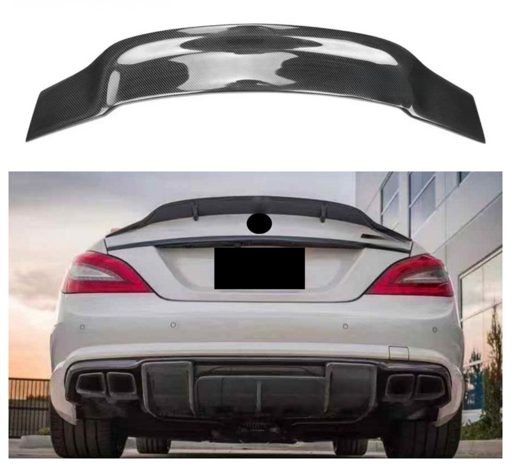 Carbon Fiber Rear Trunk Spoiler for Merceder Benz W218 CLS Class AMG CLS63 2011-2018 Caarbon Rear Ducktail Wing Body Kit