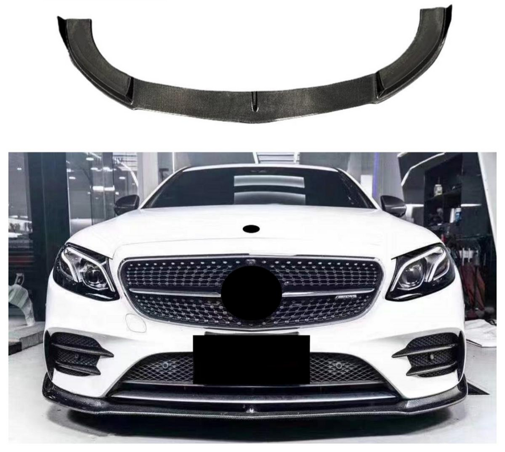 Carbon Fiber Front Bumper Splitter Lip for Mercedes Benz W213 E Class AMG E53 Pre Lci 2017-2020 Front Lip
