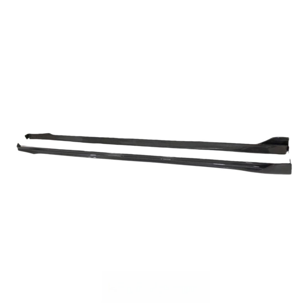 High Quality Carbon Fiber Side Bumper Skirt for Mercedes Benz W213 E Class AMG E63s 2017-2022 Carbon Fiber Side Skirt