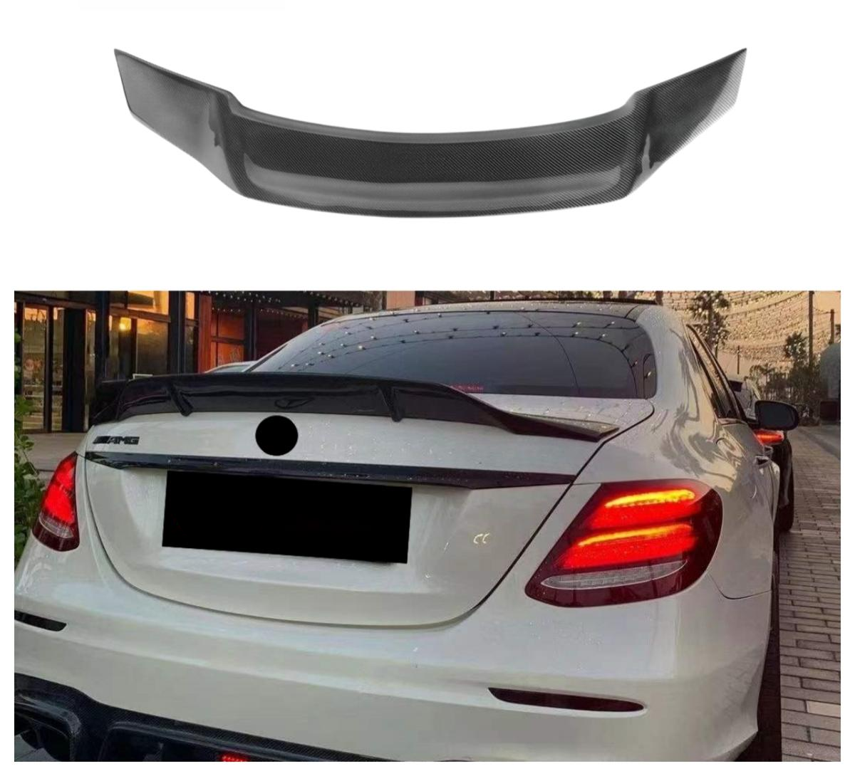 Carbon Fiber Trunk Spoiler Wing for Mercedes Benz W213 E-Class AMG E53 E63s 2017-2023 Car Rear Spoiler