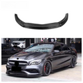 Carbon Fiber Front Bumper Lip Splitter for Mercedes Benz W117 CLA AMG CLA45 LCI 2017-2020 Carbon Fiber Front Lip