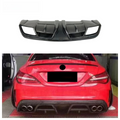 Carbon Fiber Rear Bumper Diffuser Splitter for Mercedes-Benz W117 CLA Class AMG CLA45 2014-2020 Carbon Rear Diffuser