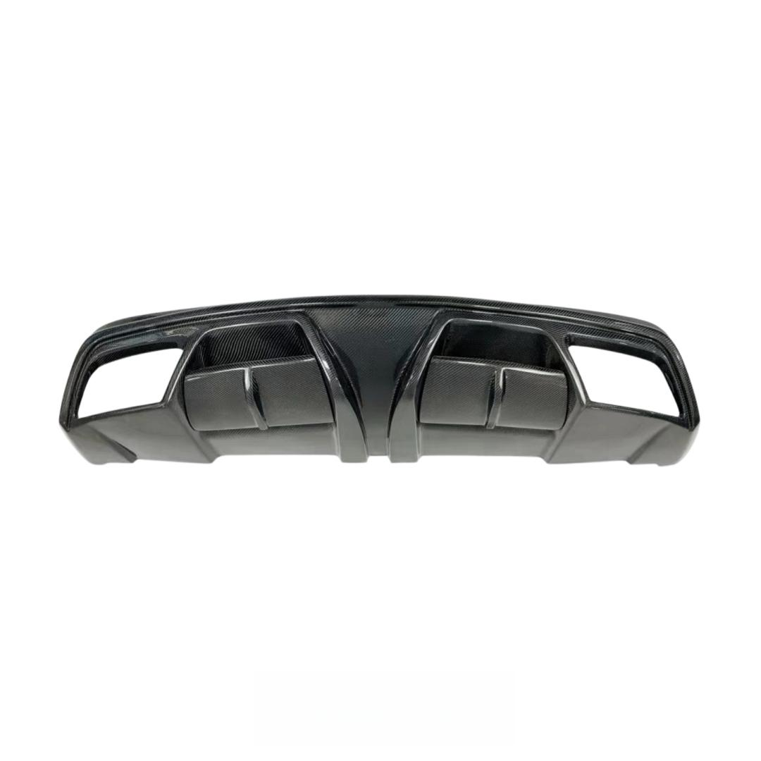 Carbon Fiber Rear Bumper Diffuser Splitter for Mercedes-Benz W117 CLA Class AMG CLA45 2014-2020 Carbon Rear Diffuser