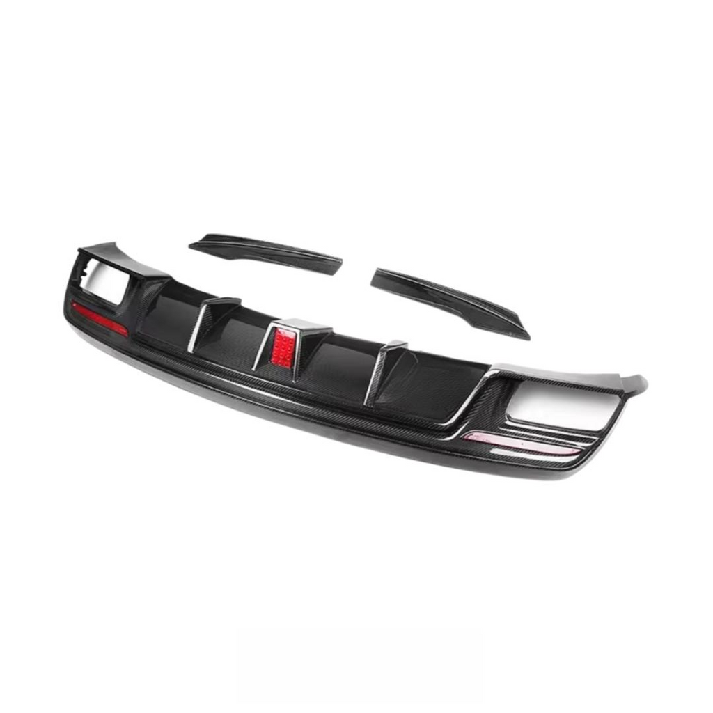 Real Carbon Fiber Rear Bumper Diffuser Splitter for Mercedes Benz CLA Class CLA35 CLA45 W117 2013-2020 Rear Diffuser