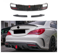 Real Carbon Fiber Rear Bumper Diffuser Splitter for Mercedes Benz CLA Class CLA35 CLA45 W117 2013-2020 Rear Diffuser