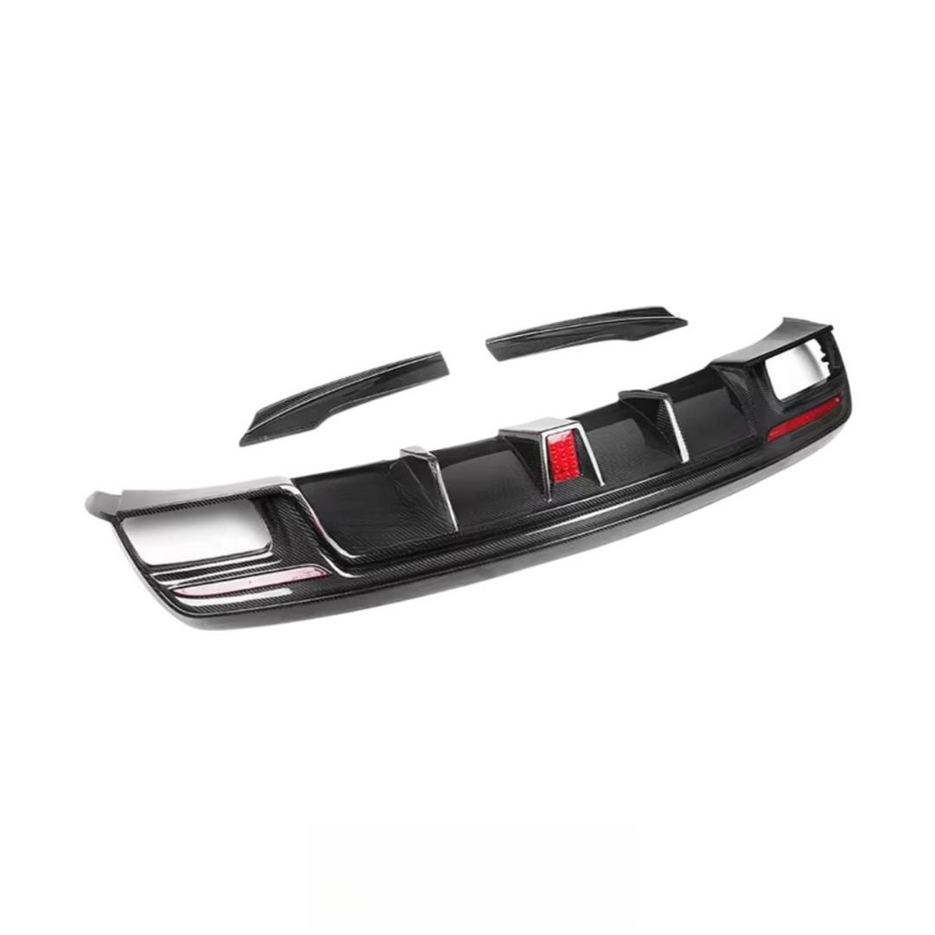 Real Carbon Fiber Rear Bumper Diffuser Splitter for Mercedes Benz CLA Class CLA35 CLA45 W117 2013-2020 Rear Diffuser