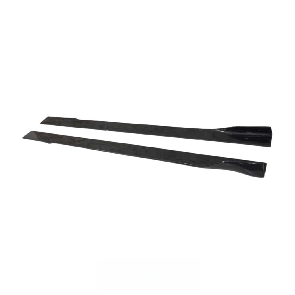 Carbon Fiber Side Skirt for Mercedes Benz W117 CLA Class AMG CLA35 CLA45 2014-2020 Carbon Side Bumper Skirt Splitter Lip