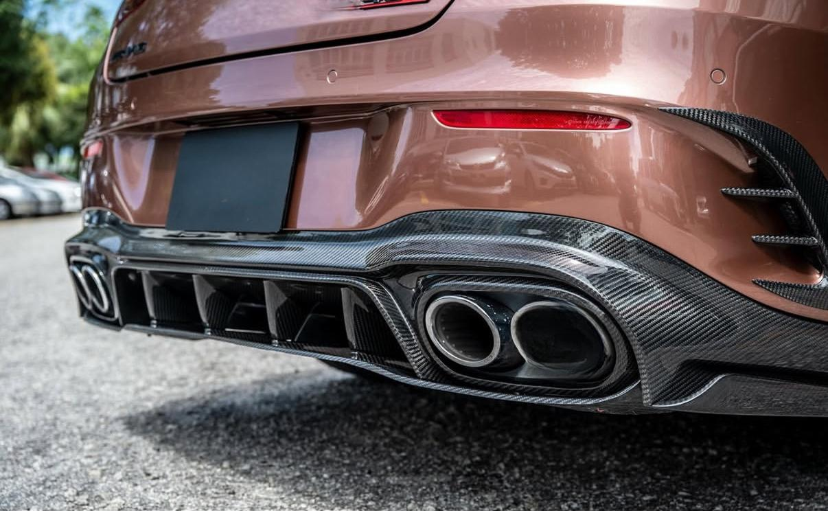 Rear Bumper Diffuser Lip for Mercedes Benz CLA Class W118 AMG CLA45 CLA35 2020+ Rear Diffuser Splitter