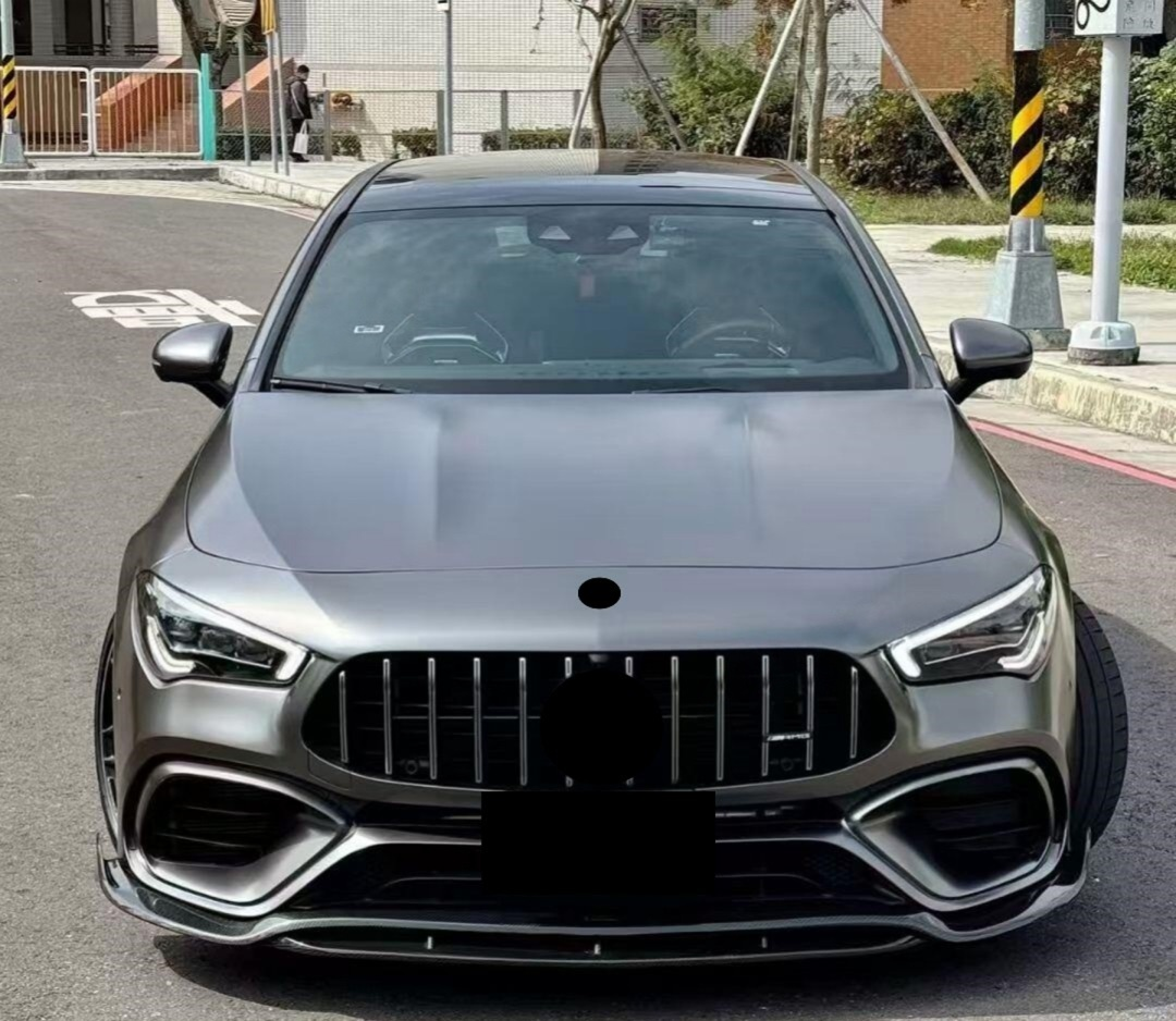 Carbon Fiber Front Lip for Mercedes Benz CLA45 AMG W118 C118 2020+ Carbon Front Splitter Lip Spoiler Body Kit