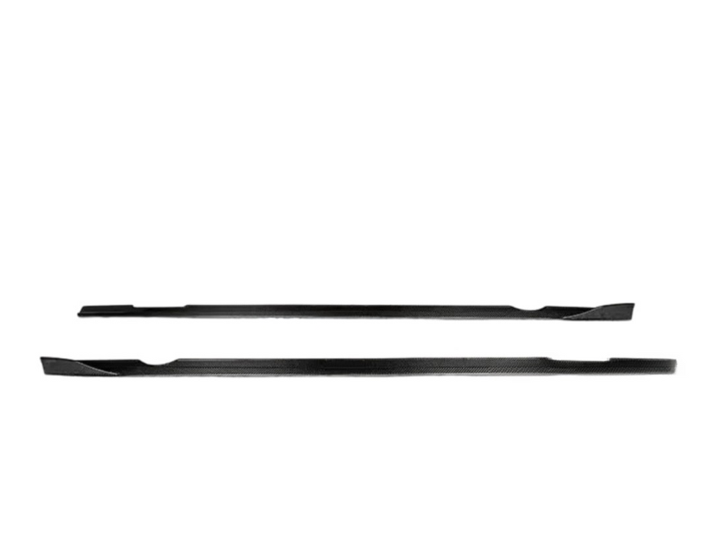 Carbon Fiber Side Skirt for Mercedes Benz CLA Class W118 C118 CLA35 CLA45 2020+ Side Bumper Splitter Lip