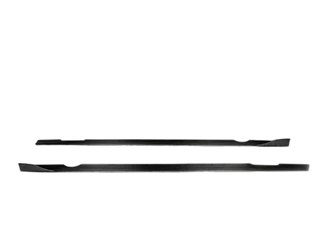 Carbon Fiber Side Skirt for Mercedes Benz CLA Class W118 C118 CLA35 CLA45 2020+ Side Bumper Splitter Lip