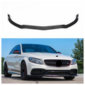 Carbon Fiber Front Bumper Splitter Lip for Mercedes Benz W205 C Class AMG C63 C63s Sedan 2015-2021 Front Lip Body Kit