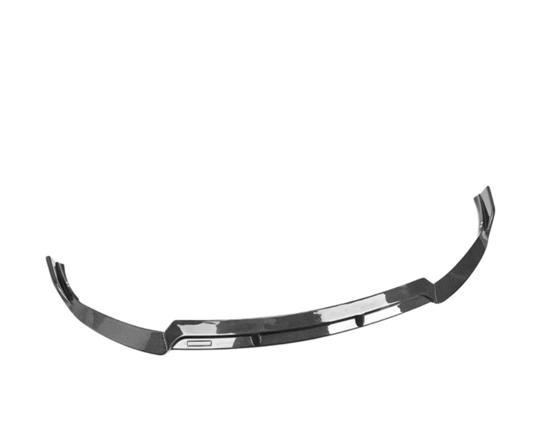 Carbon Fiber 3PCS Front Bumper Lip Splitter for Mercedes Benz W205 C Class AMG C43 LCI 2019-2021 Carbon Car Front Lip