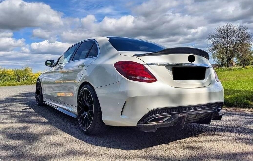 Rear Spoiler Trunk Wing for Mercedes-Benz C-Class W205 AMG C43 C63 4Door Sedan 2015-2021 Carbon Spoiler