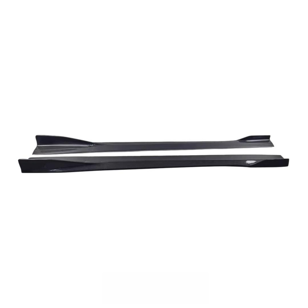 Carbon Fiber Side Bumper Skirt Splitter for Mercedes Benz W205 C300 C43 C63 Sedan 2015-2021 Side Skirt