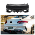 Carbon Fiber Rear Bumper for Merceder Benz W205 AMG C43 C63s Coupe 2015-2021 Carbon Rear Bumper Diffuser Body Kit