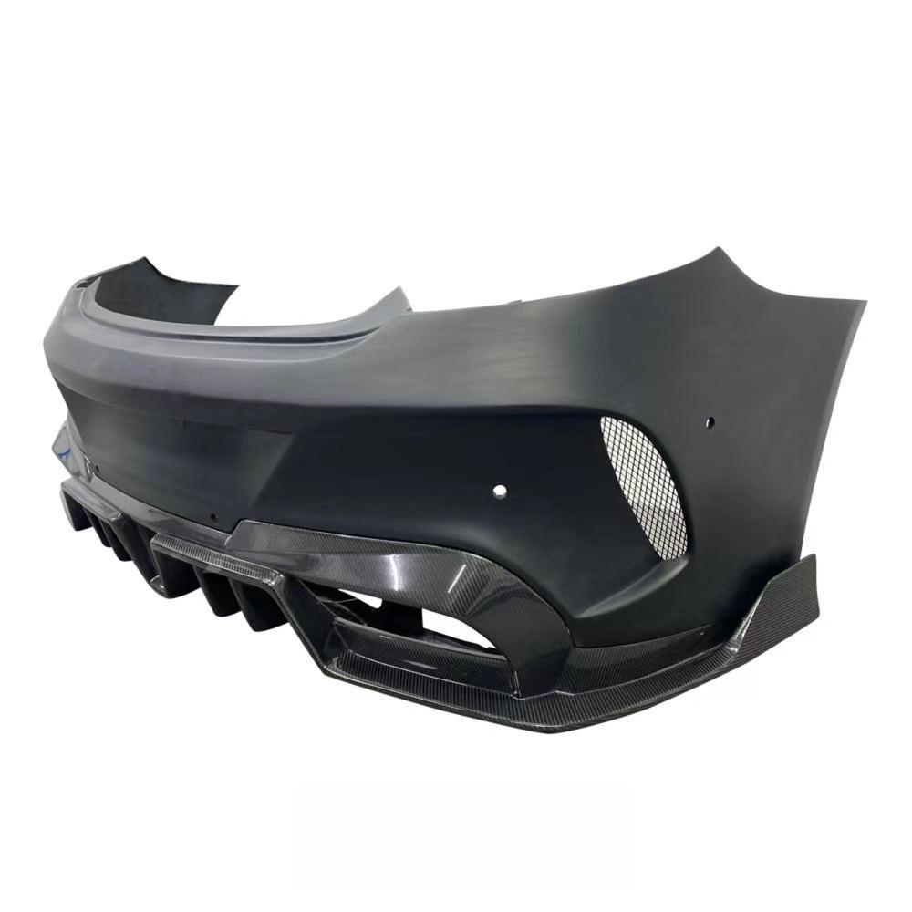 Carbon Fiber Rear Bumper for Merceder Benz W205 AMG C43 C63s Coupe 2015-2021 Carbon Rear Bumper Diffuser Body Kit
