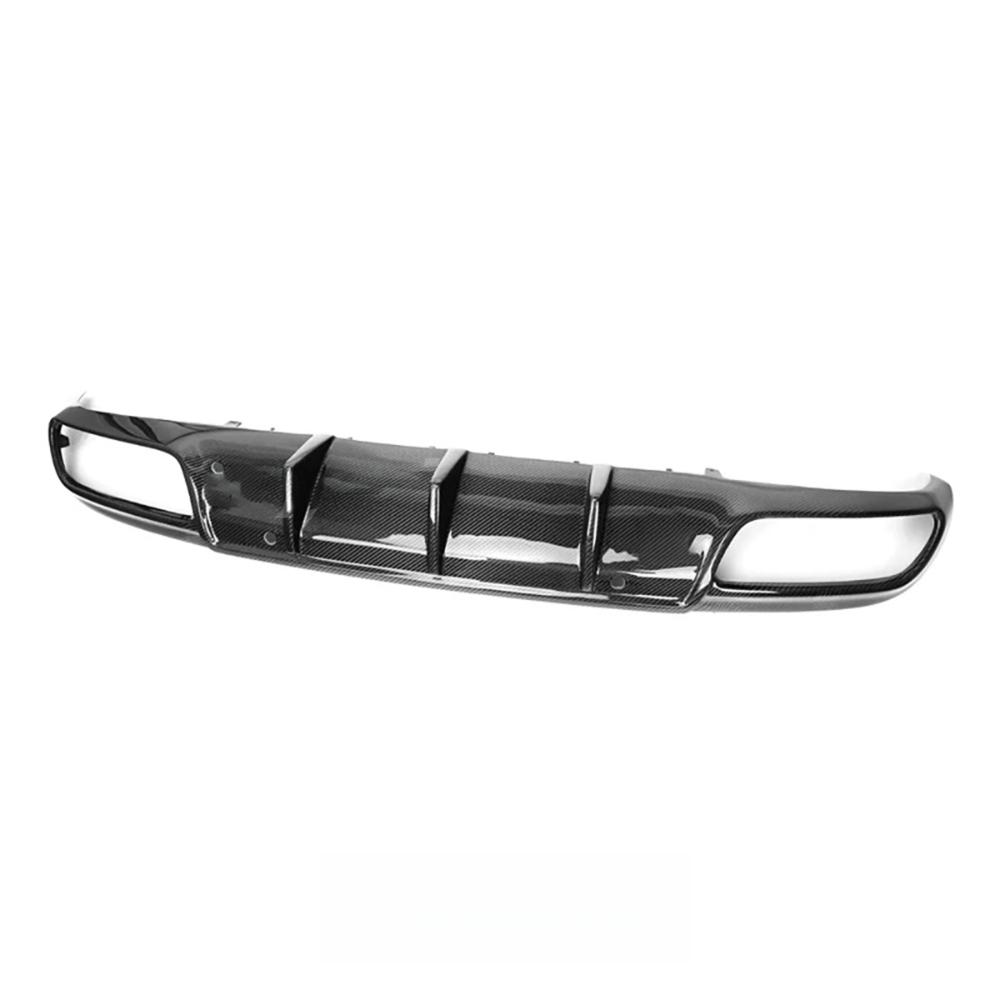 Carbon Fiber Rear Bumper Diffuser Splitter for Mercedes Benz W205 C Class C43 C63s Coupe 2015+ Hight Quality Body Kit